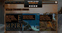Desktop Screenshot of gameguideworld.net